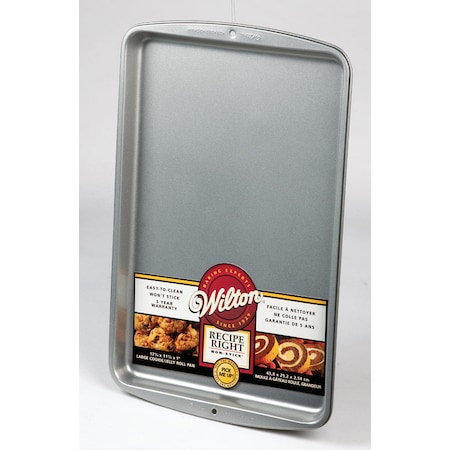 Wilton Wilton 12 in. W X 17 in. L Cookie and Jelly Roll Pan Silver 1 pc ...